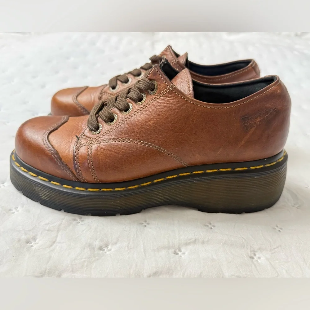 Dr. Martens Brown Leather Women’s oxfords